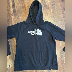 The North Face Black Hoodie Sweatshirt Black | Women's Size XL